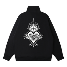 Load image into Gallery viewer, Quarter-Zip Drop Shoulder Sweatshirt
